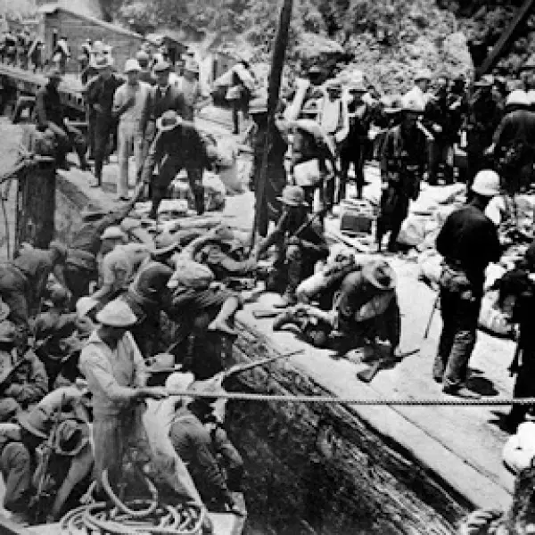 Llegada de tropas USA